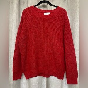 Old Navy Women's Red Crew Neck Sweater
